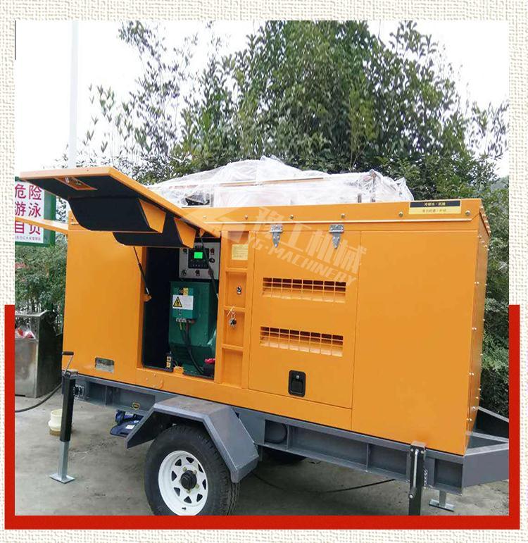 Diesel engine water pump, large diameter, large flow self priming pump, non clogging, flood prevention, mobile pump truck, agricultural irrigation pump