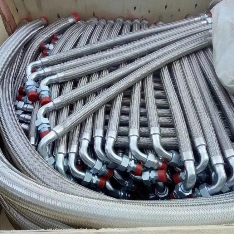 Metal braided hose, high-temperature and corrosion-resistant stainless steel braided hose, specifications and models customized according to needs