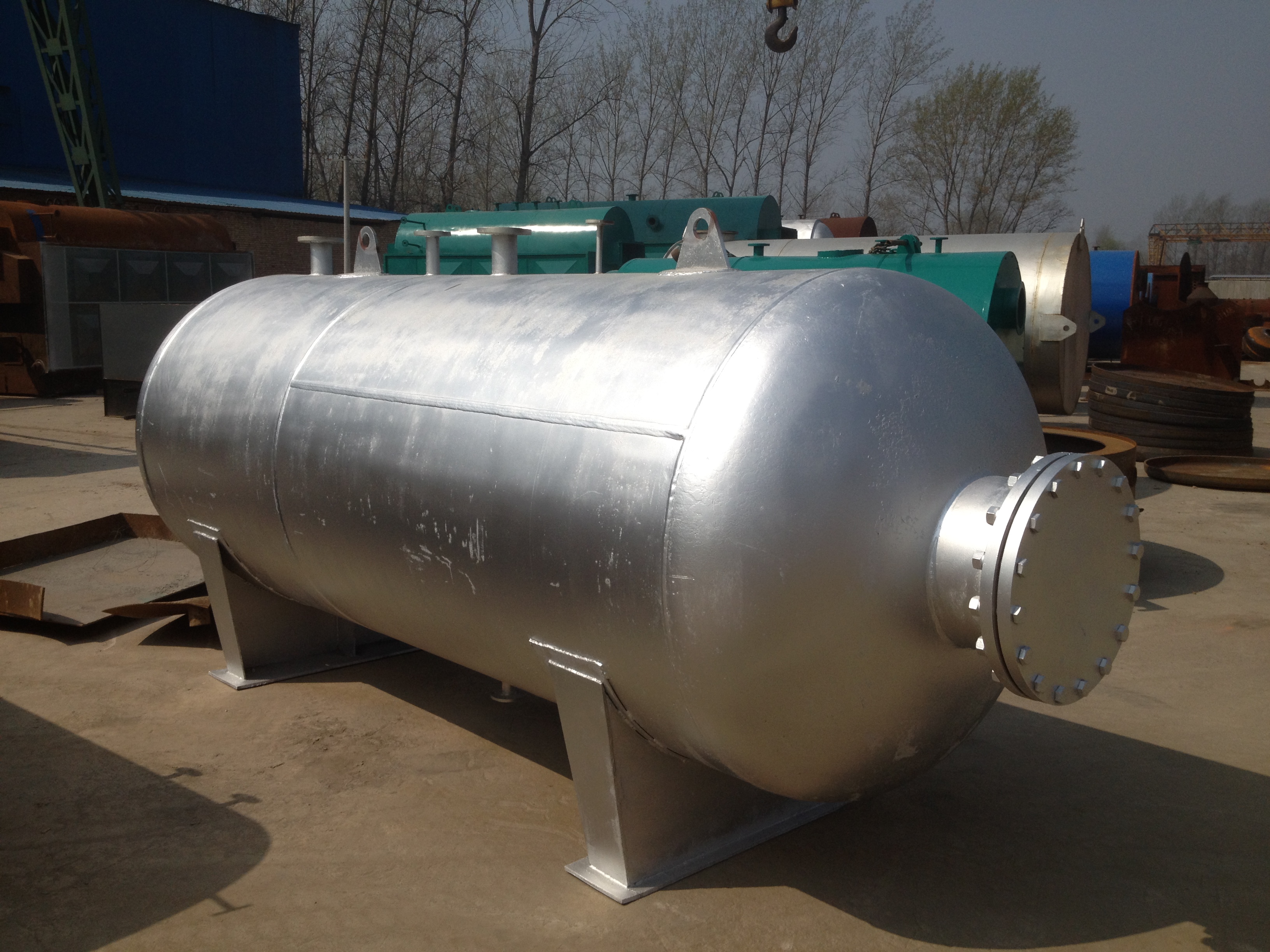 Supply steam storage tank 10m ³ Horizontal high-pressure buffer tank pressure gas storage tank