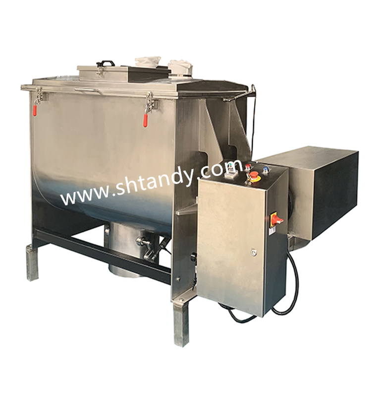 Rice noodles granule dry mixer Single shaft paddle mixer Solid beverage powder mixer