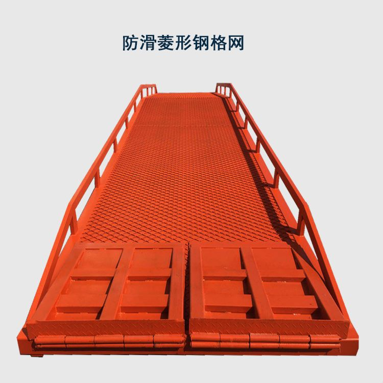 Weilin Qinli Mobile Unloading Platform 10 ton Boarding Bridge Customized Manual Hydraulic Loading and Unloading Platform