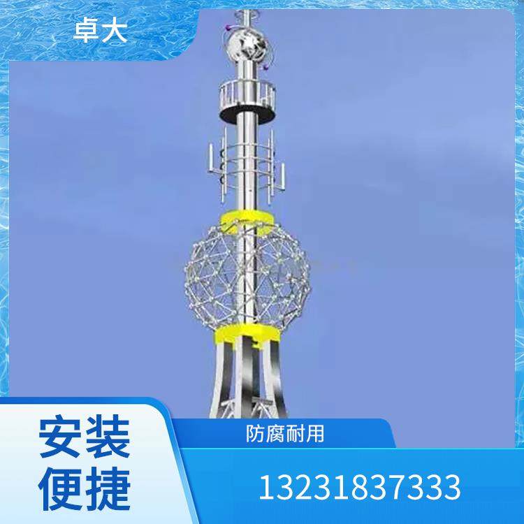 监控避雷塔 结构稳固抗风性强 防雷 卓大 不易老化性能稳定