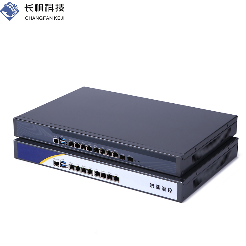 10 port gateway, multi network aluminum alloy soft routing, high-end stable industrial computer,  IPTV gateway server