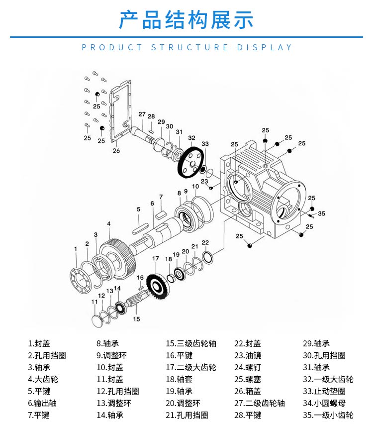 Dongmai K series reducer K47 bevel gear reducer helical gear reducer motor hard tooth surface hollow shaft gearbox