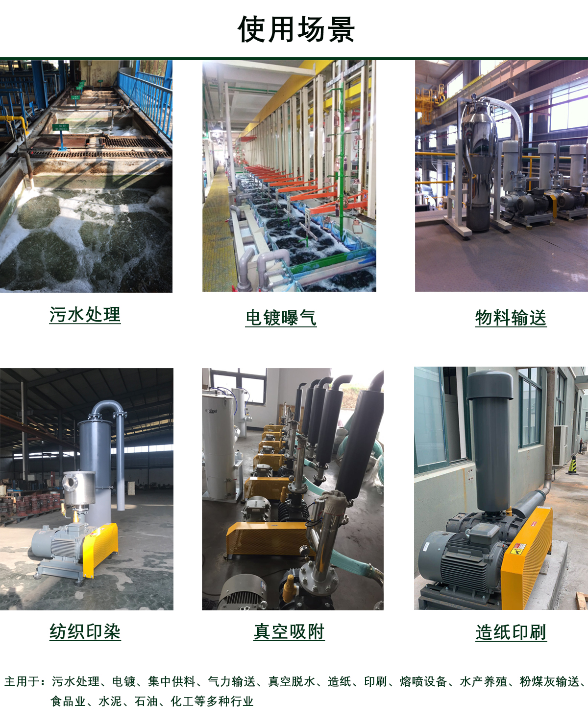 Three leaf Roots blower 18.5kw Aizhen AZ-125 pneumatic conveying with sturdy structure, Lu style fan