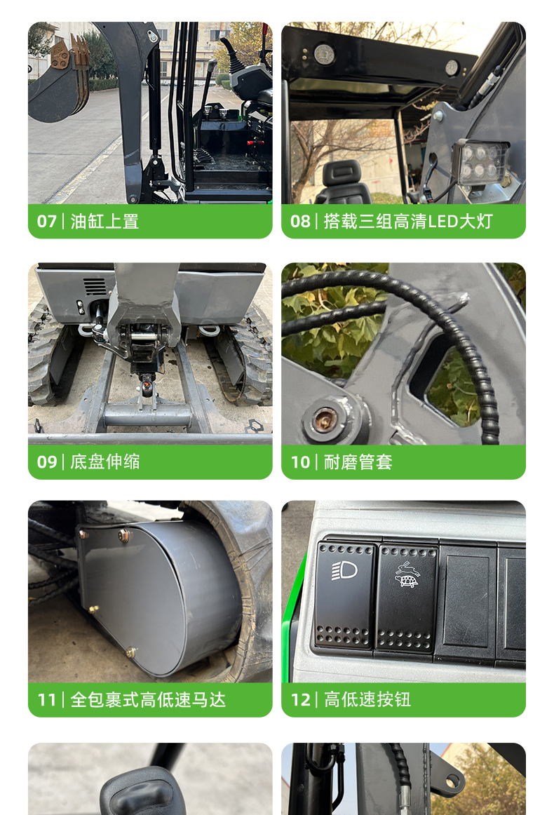 Small excavator Agricultural small Excavator Greenhouse 20 small hook 2 ton mini excavator universal excavator