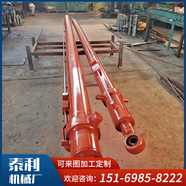 Professional production of environmental sanitation vehicle oil cylinder front and rear earrings Standard hydraulic cylinder can be customized according to needs