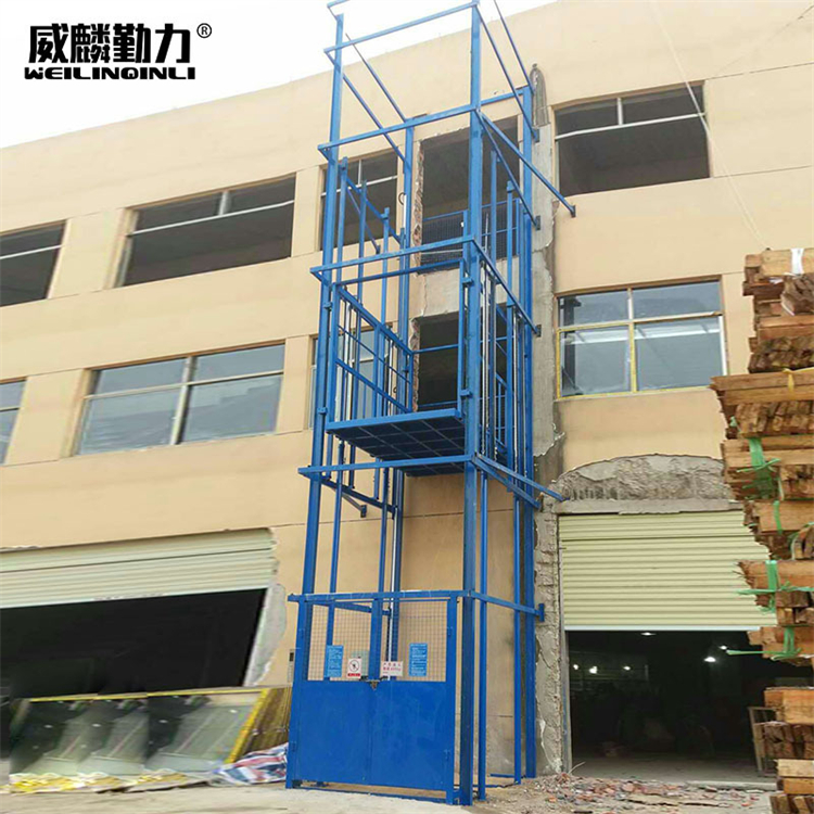 Weilin Qinli Hydraulic Ceramic Industry Lifting Platform 2.5-8m Three story Elevating and Lowering Machine