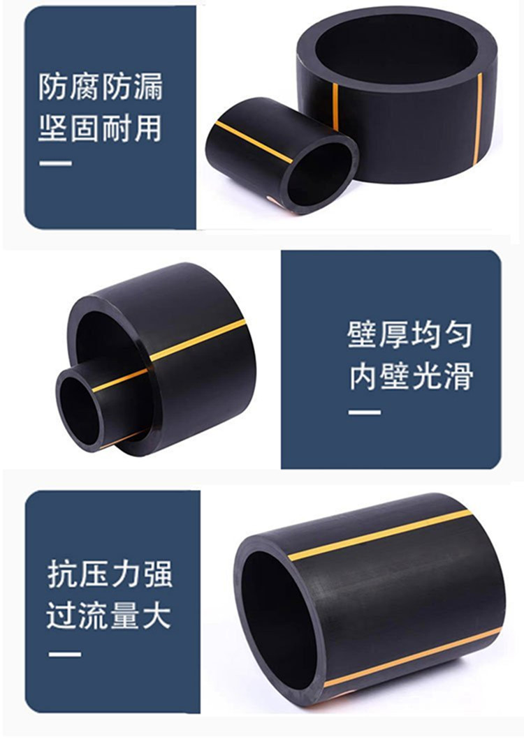 Gas pipeline renovation and supply of HDPE pipes with sufficient inventory and corrosion resistance in Daxin