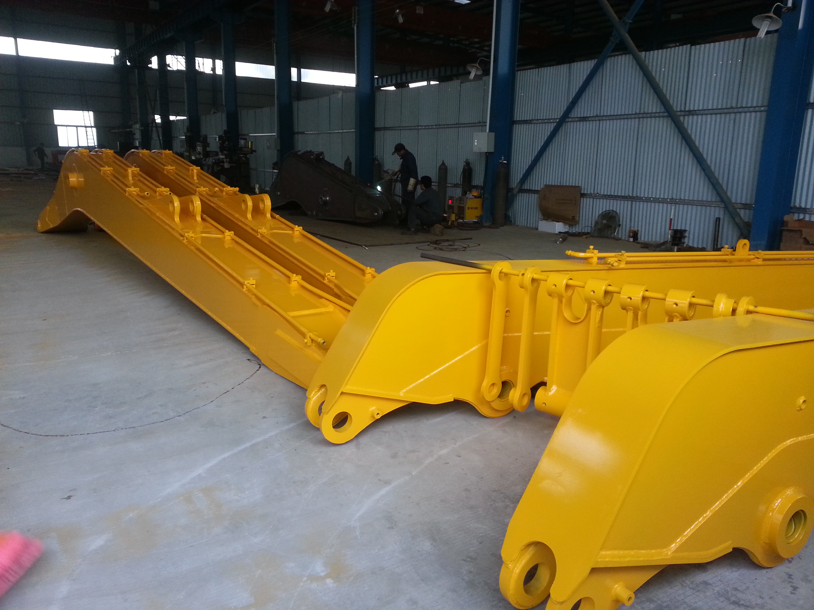 Hook arm modification factory caisson extension arm demolition arm excavator height demolition 12-42 meter arm production