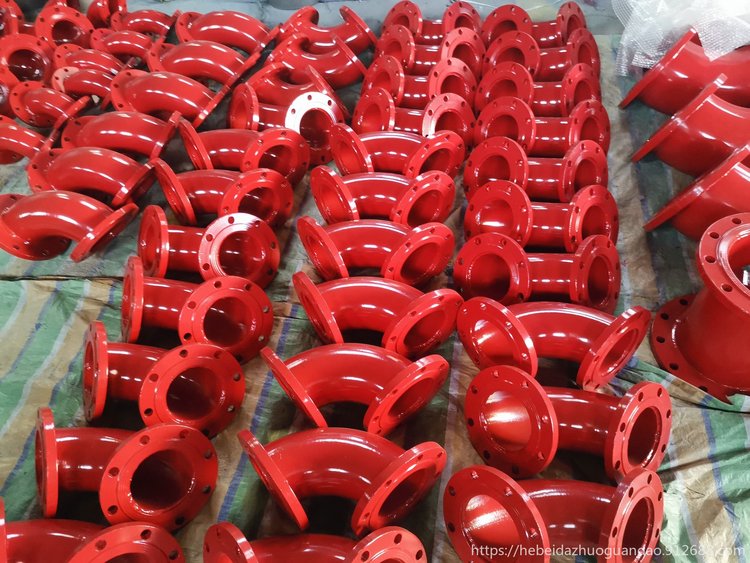 Fangda Pipeline Epoxy Powder Coating Plastic Pipe Fitting Seamless Elbow Discharge Mud Tee Exhaust Valve Special Hydraulic Engineering