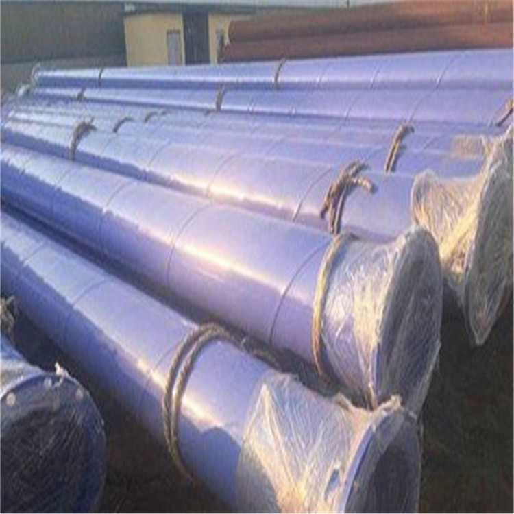 Plastic coated spiral pipe hot melt anti-corrosion pipe coated with epoxy fire composite steel pipe inside and outside