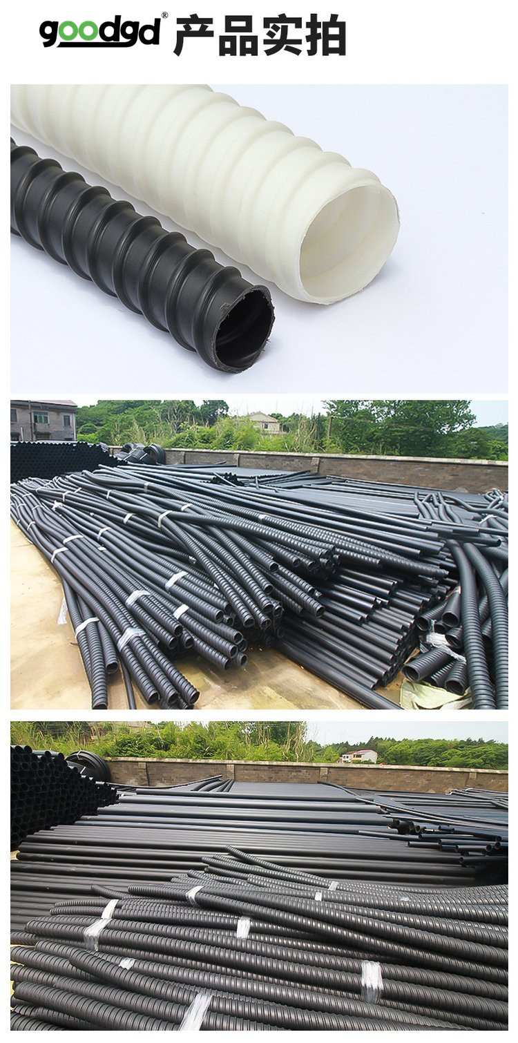 Gudi brand prestressed plastic corrugated pipe bridge concrete single wall pre embedded large diameter