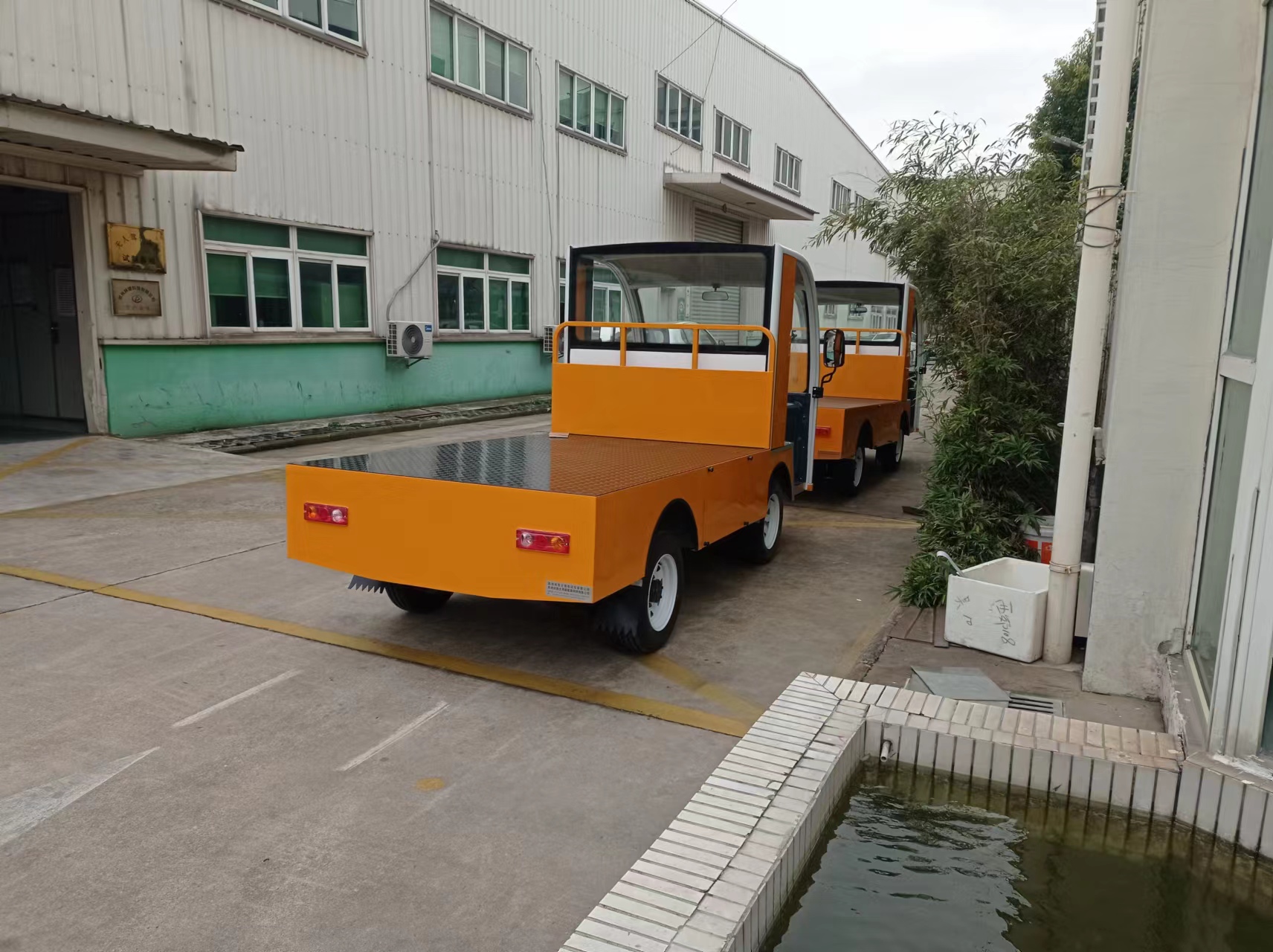 LK28-T battery handling flat car for the yellow flat handling truck of the 2 ton electric pickup truck of Likesda