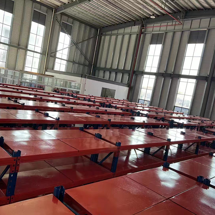 Customized steel detachable logistics industrial factory warehouse shelves, heavy-duty laminated shelves