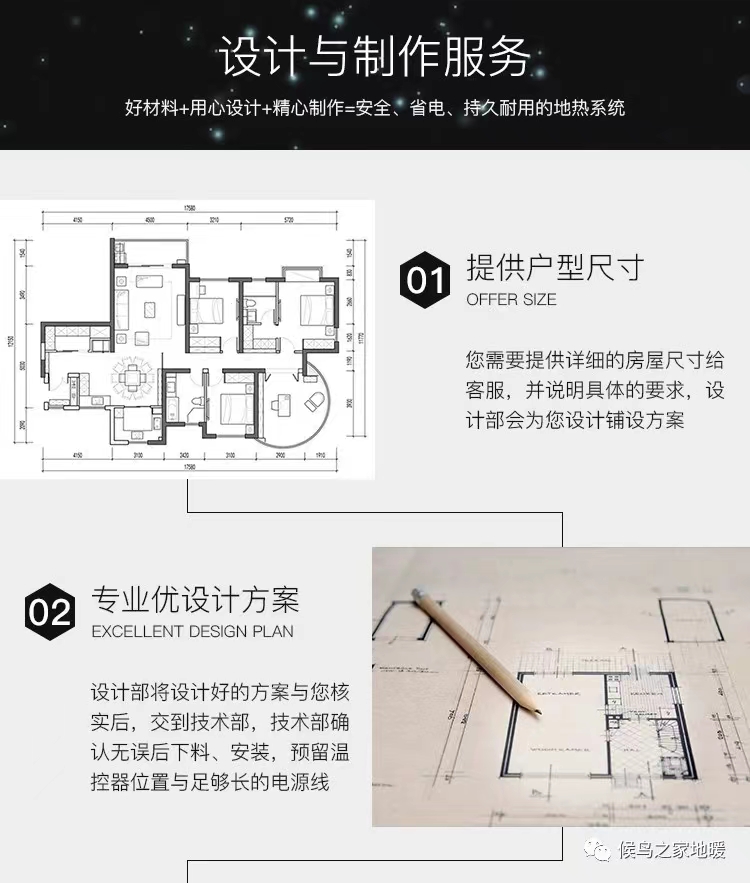 Used house decoration and installation: geothermal/refined renovation heating/surface mounted radiators/ultra-thin floor heating