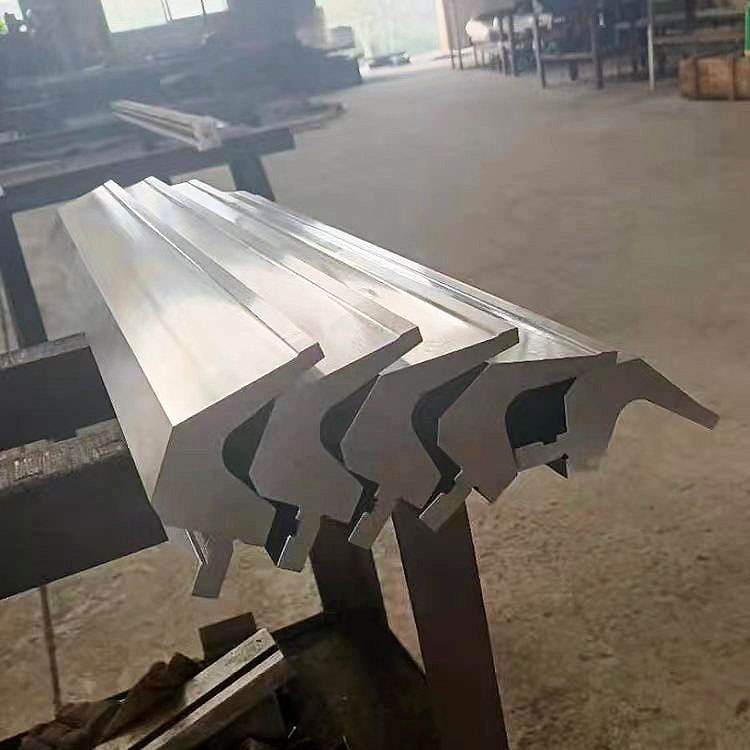 Baiyang supplies big scimitar Press brake die forming flattening arc upper and lower die customized according to drawings and samples