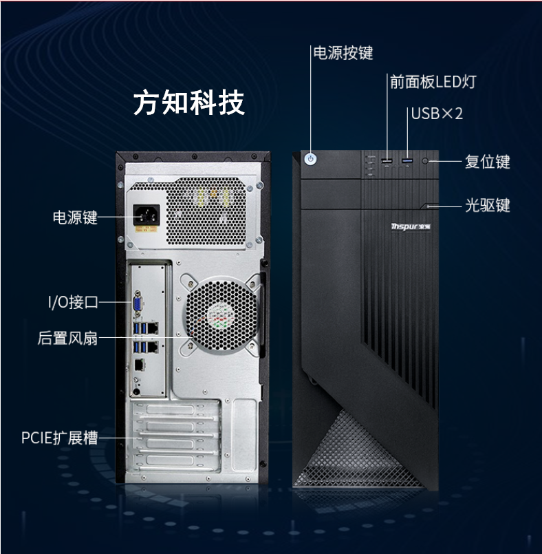 Inspur NP3020M5 tower server ERP Financial software OA application file printing