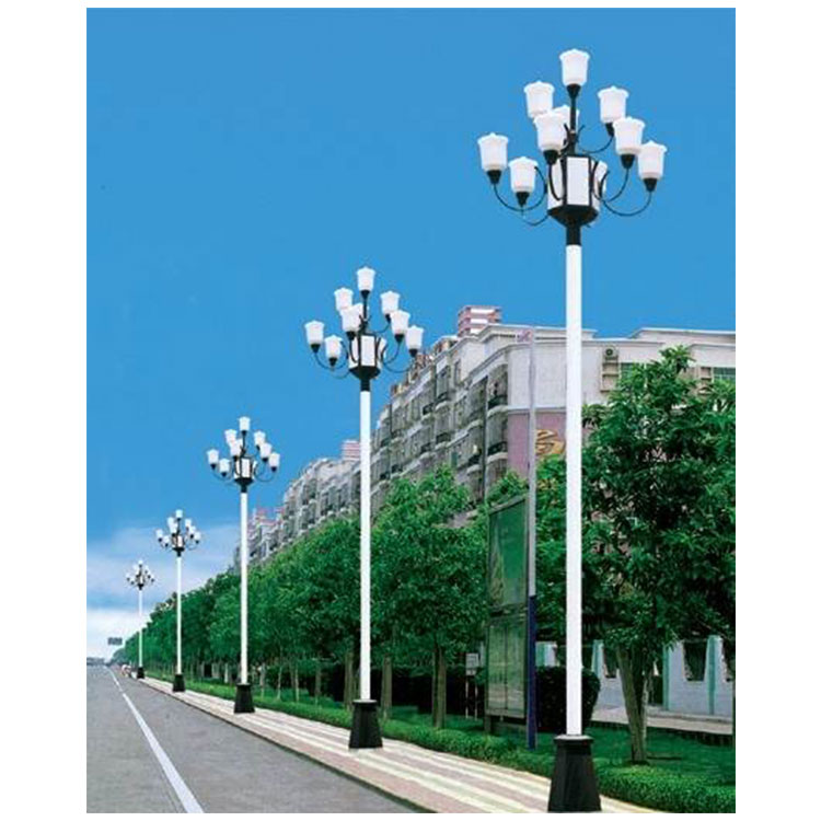 Customization of 8-fork 9-fire Magnolia LED landscape lamp combination lamp by outdoor Chinese lamp manufacturer