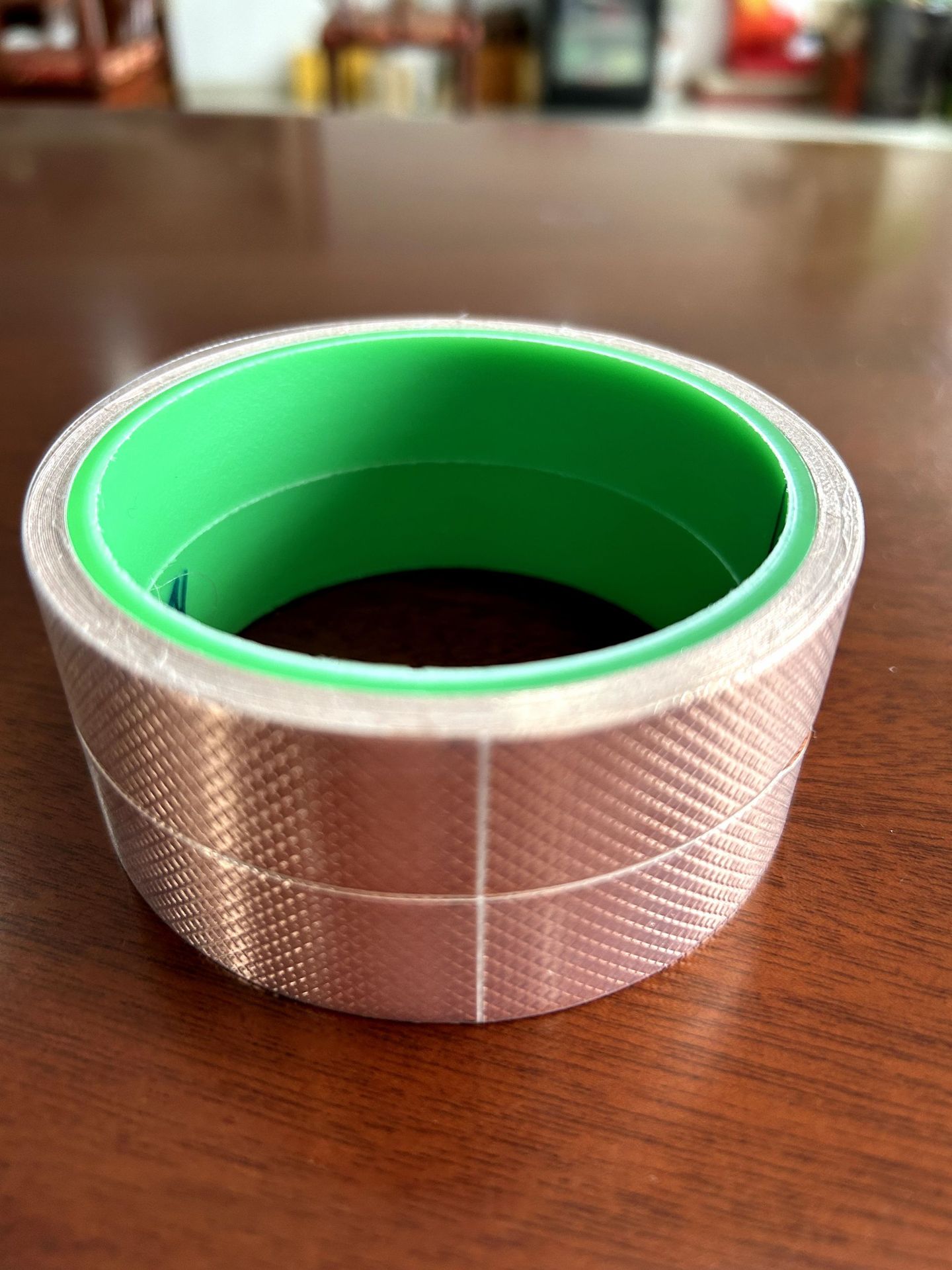 Embossed copper foil tape, acid and alkali resistant, computer communication, conductive shielding, high-temperature resistant, single sided copper foil manufacturer wholesale