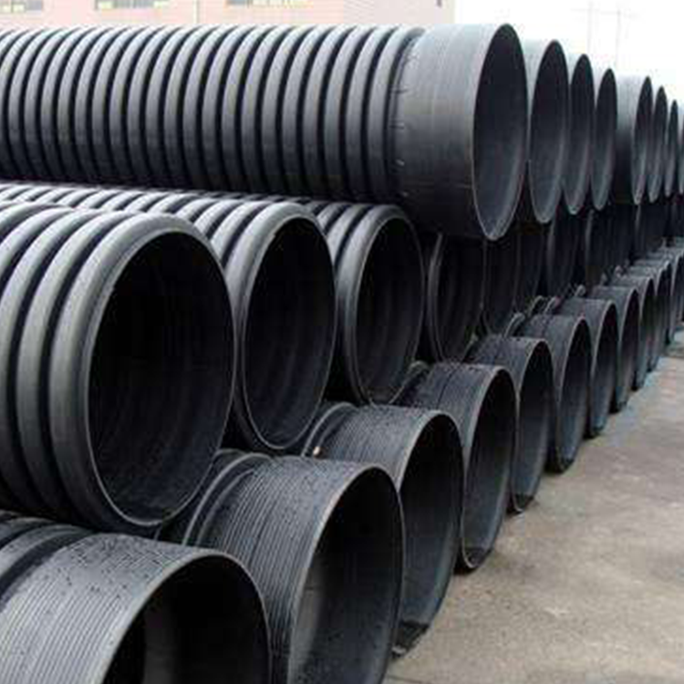 HDPE steel strip reinforced corrugated pipe ventilation, air supply and drainage buried drainage pipe DN700 SN8