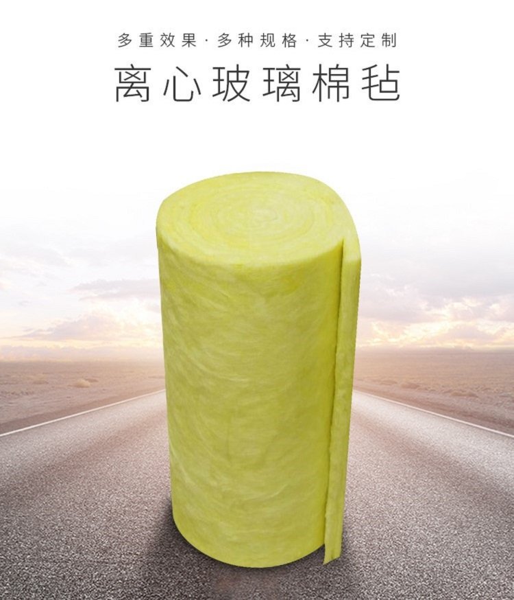 Vacuum packaging glass wool felt, PVC faced steel structure, insulated glass wool for color steel