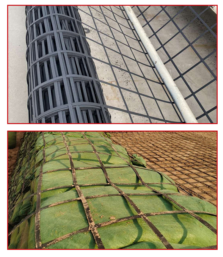 80kn steel plastic geogrid pavement reinforcement for highway roadbed reinforcement, crack prevention and rutting prevention