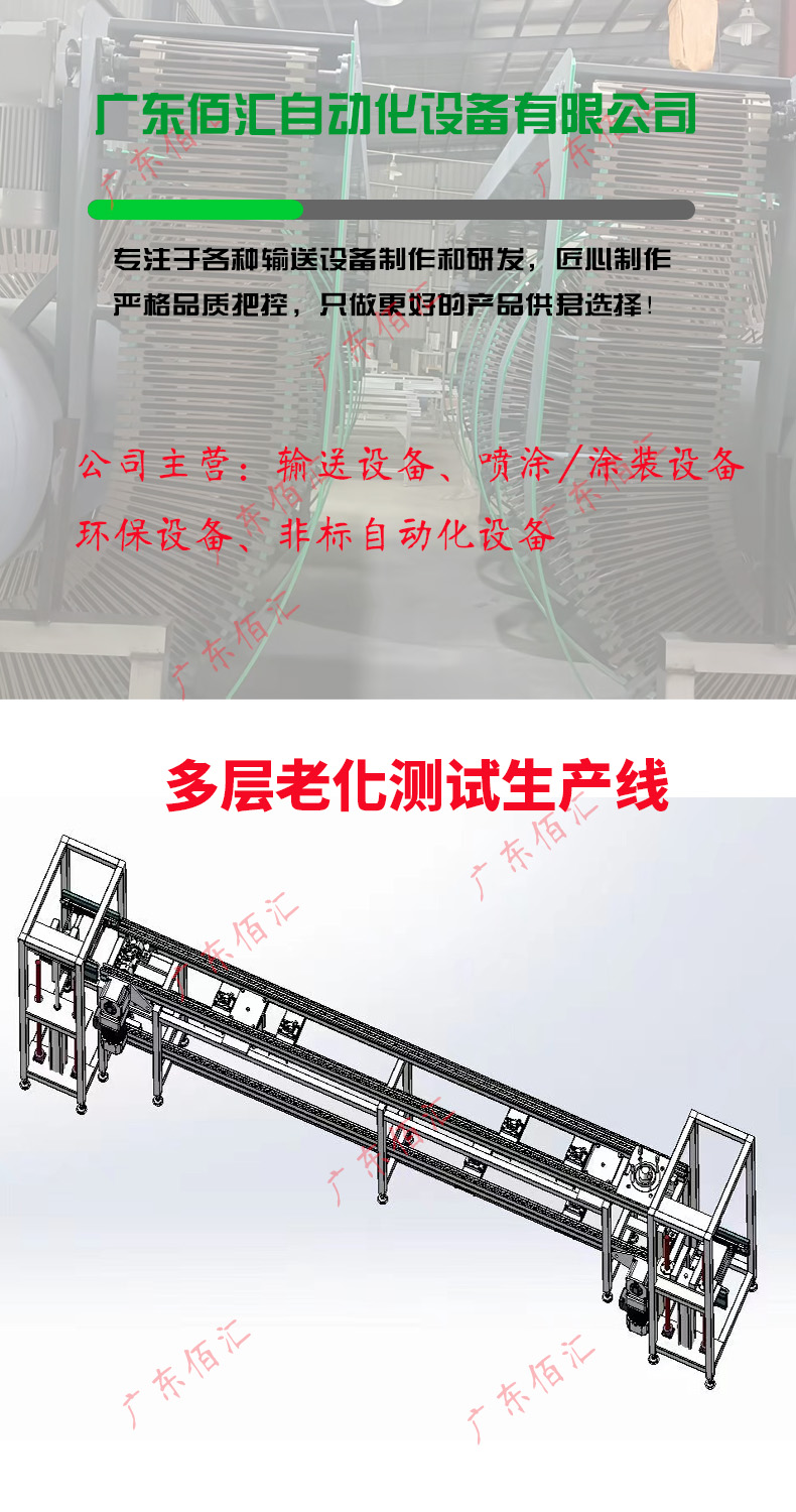 Customized production line for LED projector testing aging equipment, LED display screen, multifunctional and fully automatic aging rack