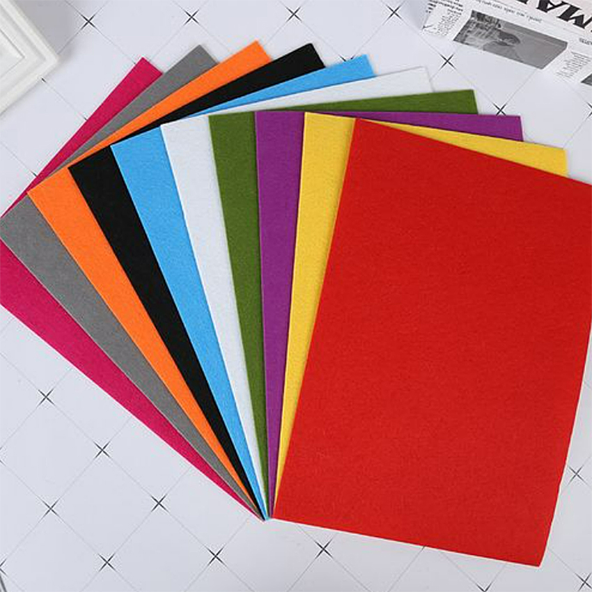 Colorful sealed chemical fiber felt, industrial adhesive felt, dustproof needle punched non-woven fabric