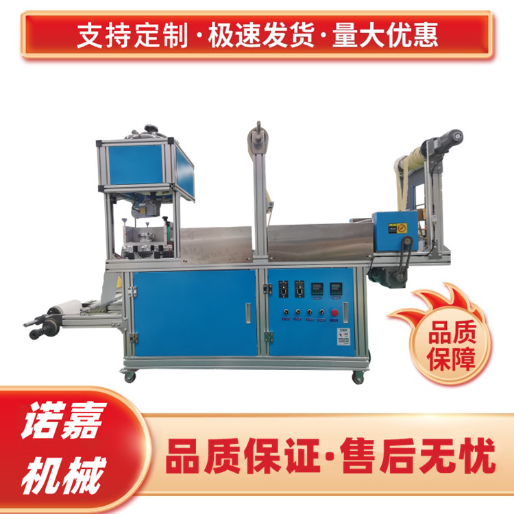 Non woven fabric composite adhesive spraying machine, adhesive plaster and release paper coating composite mechanism, thermal moxibustion sticking machine