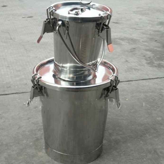 Juyu inclined edge 304 stainless steel conical hopper storage tank funnel fermentation barrel can be customized