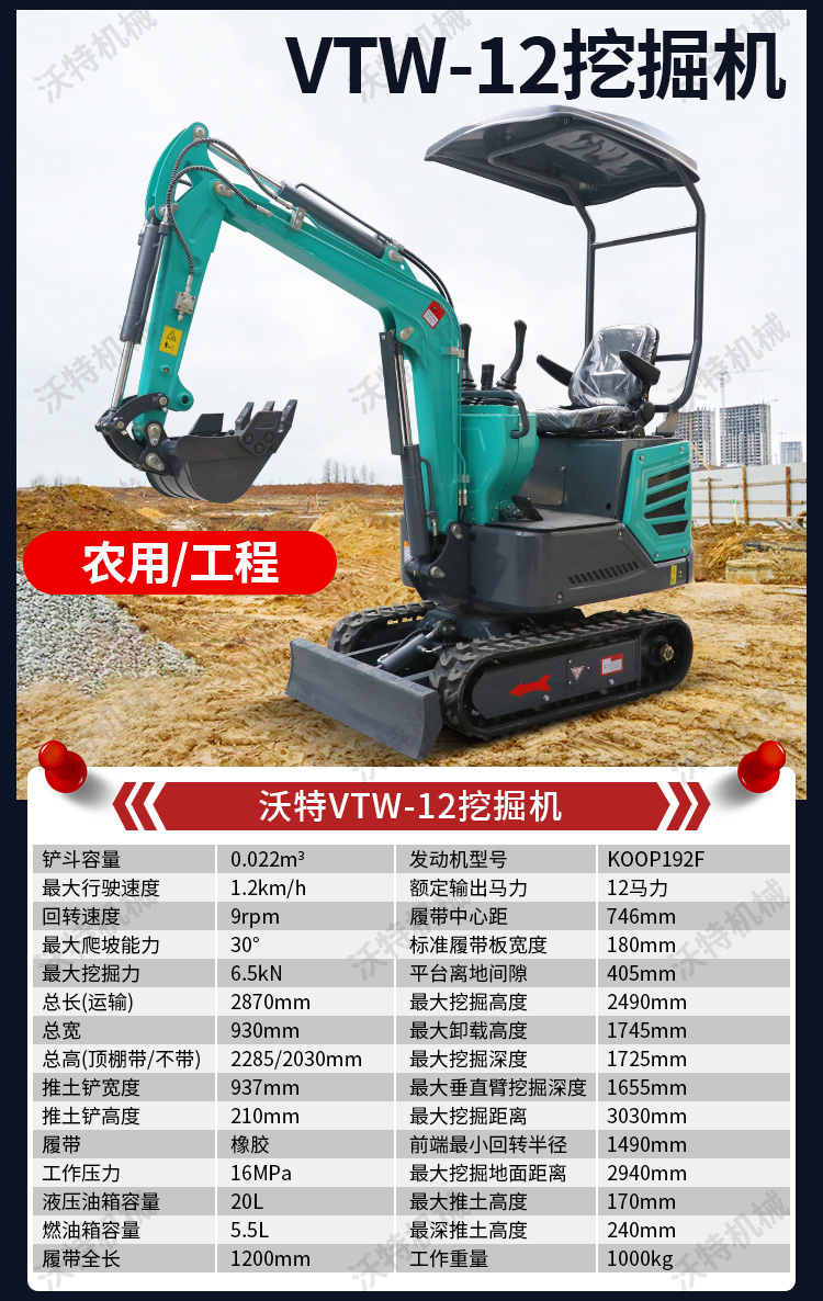 15 micro excavators, 10 telescopic hooks with chassis, 17 small excavators, and a 1.5-ton small excavator for digging around 20000 tons of soil