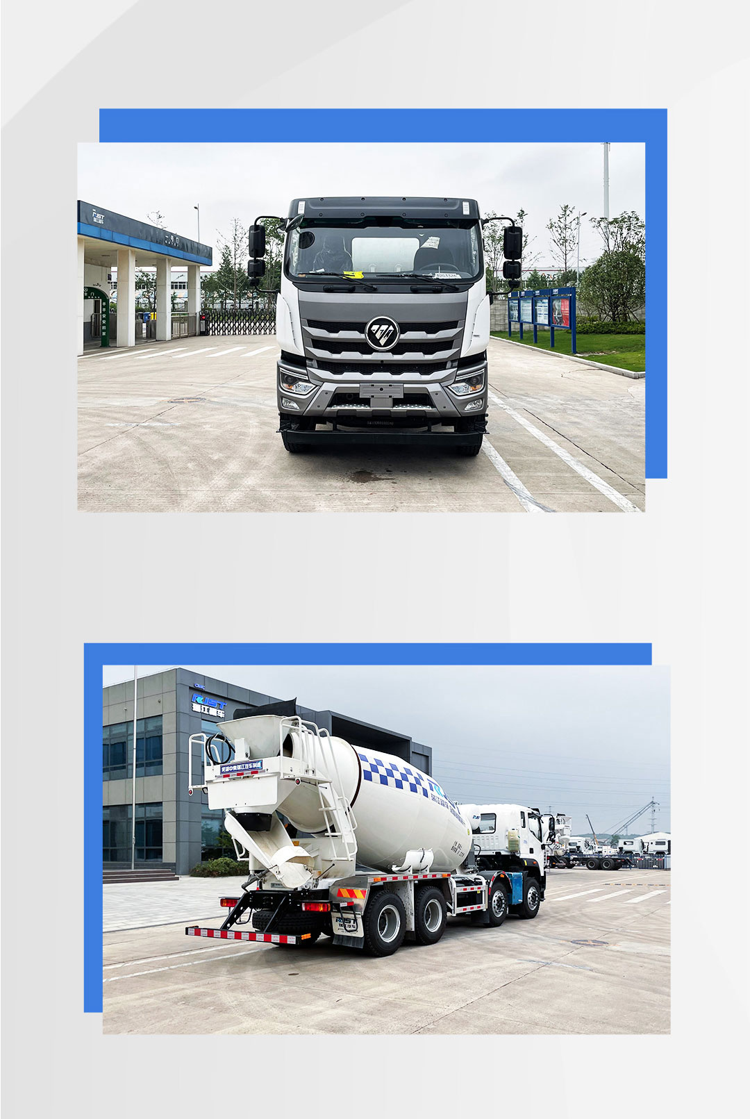 CIMC Ruijiang Oman 8m3 Concrete mixer lightweight body cement mixer truck manufacturer