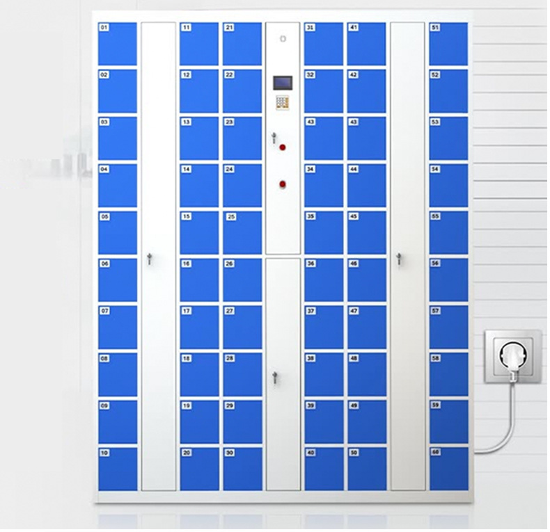 Smart phone storage cabinet Face recognition storage cabinet Employee swiping card fingerprint password Charging cabinet Driving school storage cabinet