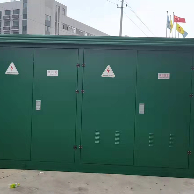 Prefabricated European style box transformer outdoor combination complete set box transformer mining community