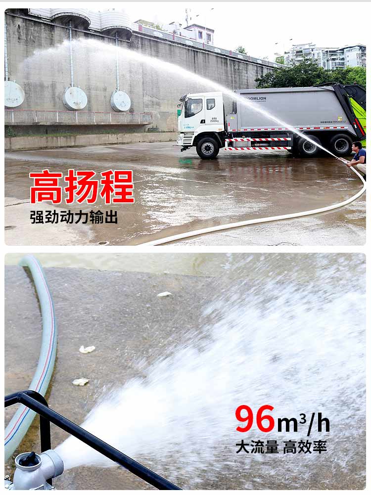 Li'an gasoline engine water pump, agricultural irrigation water pump, 2-inch high-pressure cleaning machine