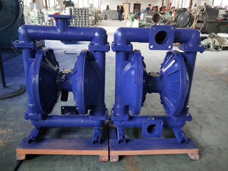 Pineng Pump Industry Plastic lined Pneumatic Diaphragm Pump Optional Carbon Steel Fluorine Lined Material Pump Body Specifications Complete