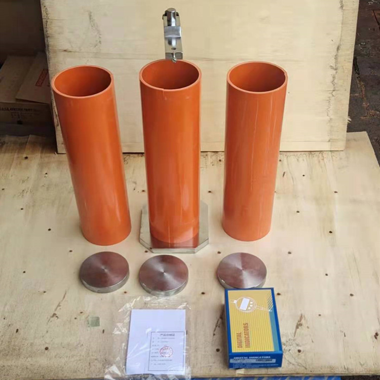 New standard cement concrete shrinkage tester Contact process PVC test mold iron frame steel plate PVC Changzhi