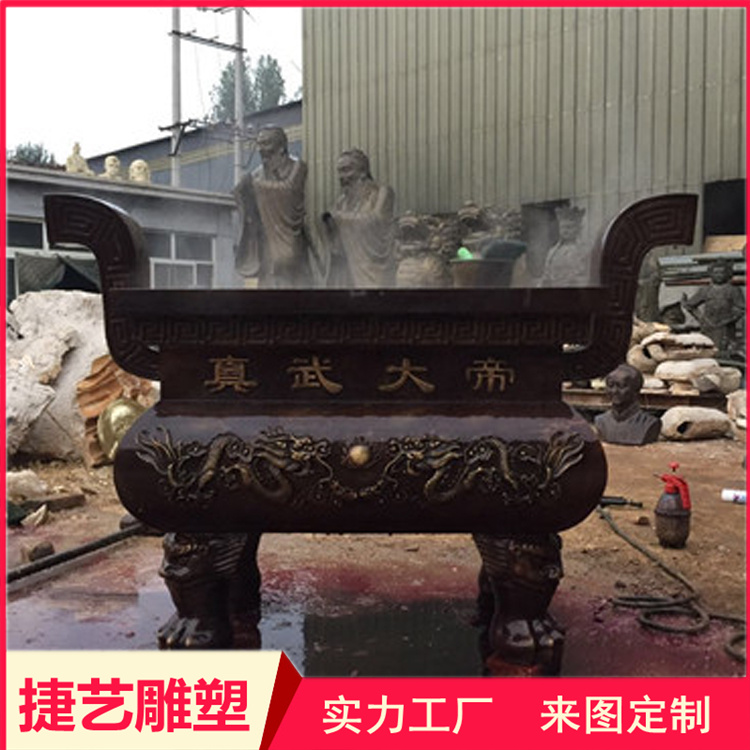 2 meter copper incense burner, Palace Museum decorations, 11 meter copper tower furnace sculpture, customized long cast iron pagoda