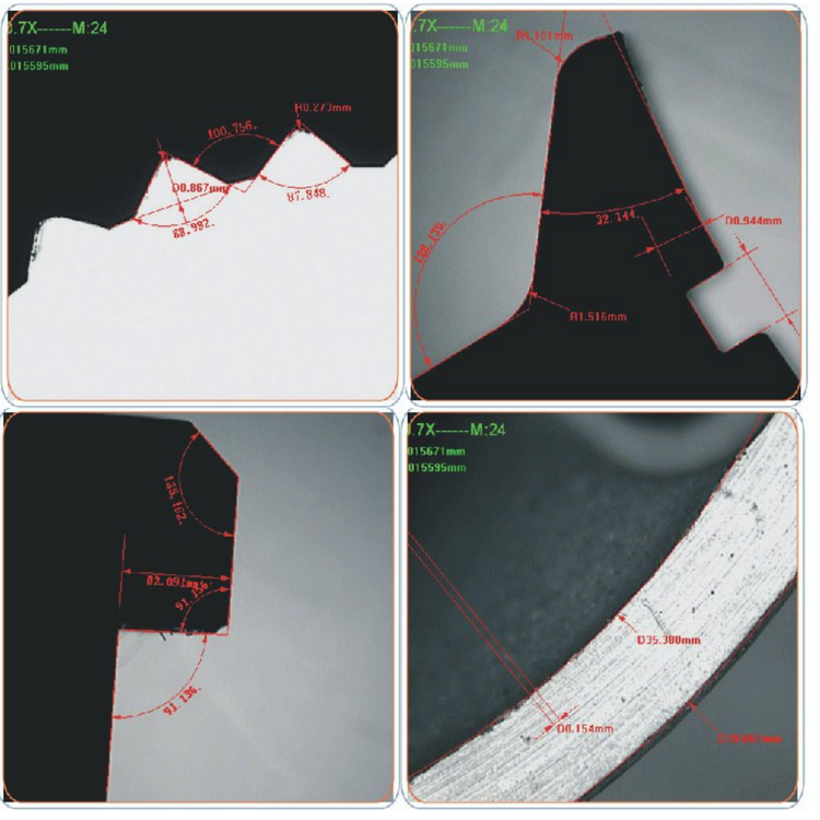 Plane geometric dimensions of Diye domestic DTV-3020T manual 3D probe anime image measuring instrument