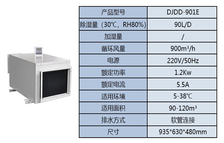 Dongjing Ceiling Dehumidifier Return to Nantian Household Pipeline Dehumidifier Commercial Dehumidifier Basement Intelligent Dehumidifier