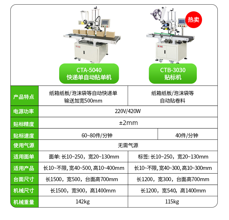 Chuangming CTB-3030 Fully Automatic Flat Labeling Machine Non drying Adhesive Packaging Bag Flat Labeling Automatic Labeling Machine