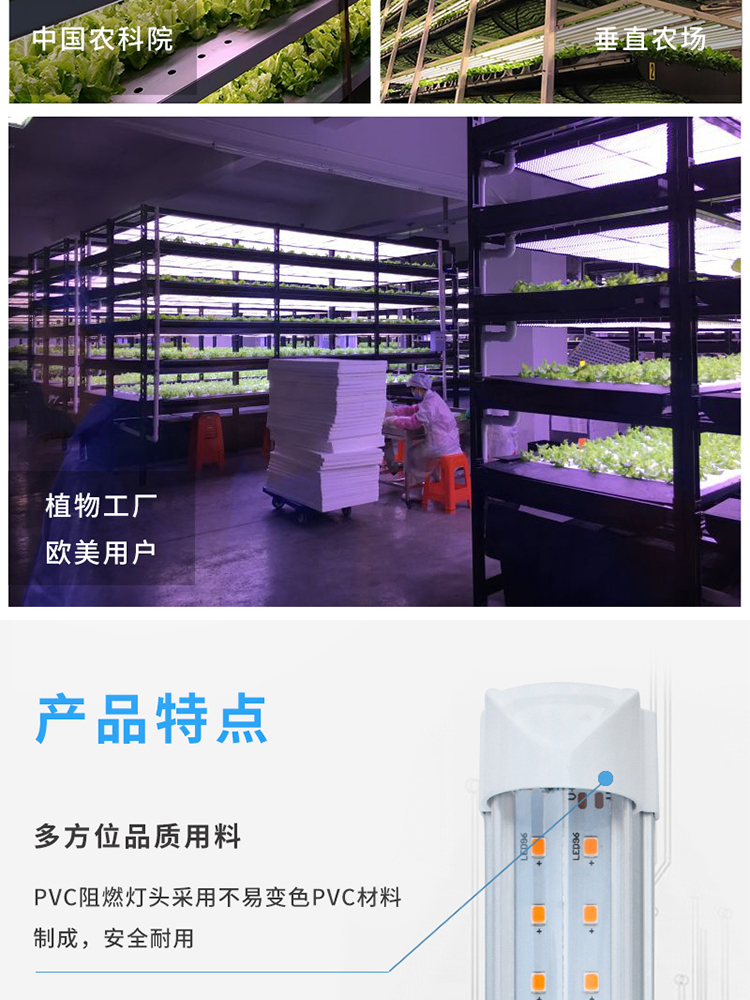 LED Grow light full spectrum led grow light sunlight grape strawberry fruit planting fill light