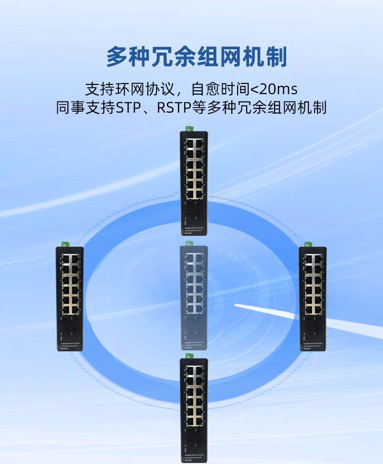 Yinghua YH412BGSP network management rail type Industrial Ethernet POE switch 4 optical 12 electrical full gigabit