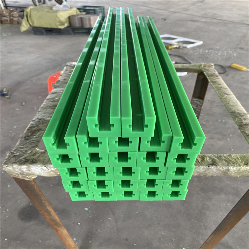 Transmission chain guide rail UPE chute macromolecule Roller chain conveyor line support strip nylon green wear-resistant guide