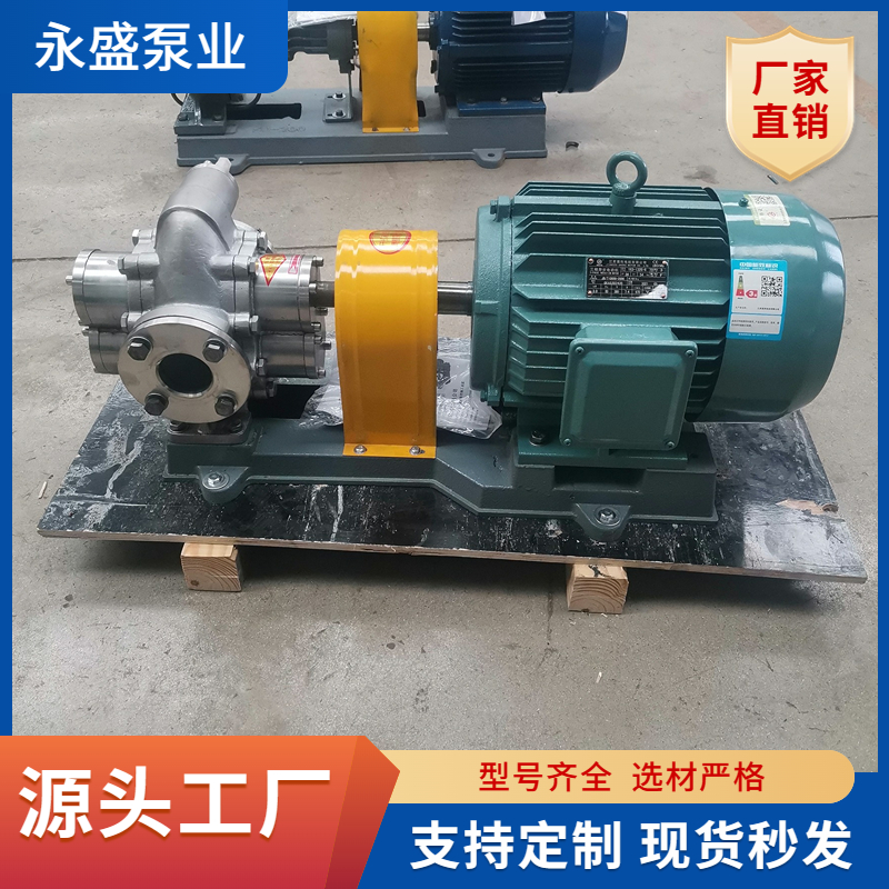 304 stainless steel gear pump electric horizontal pump explosion-proof Pumpjack high-temperature gear pump
