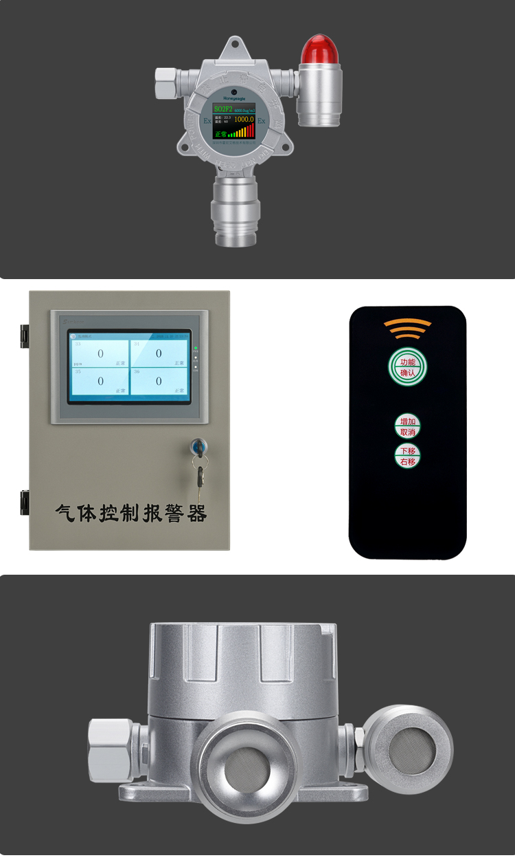 Online SF6 leakage alarm fixed Sulfur hexafluoride gas concentration detector