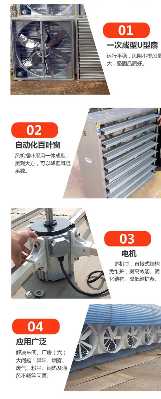 Push-pull negative pressure fan, direct drive galvanized plate exhaust fan, heavy hammer belt driven stainless steel pipeline exhaust fan