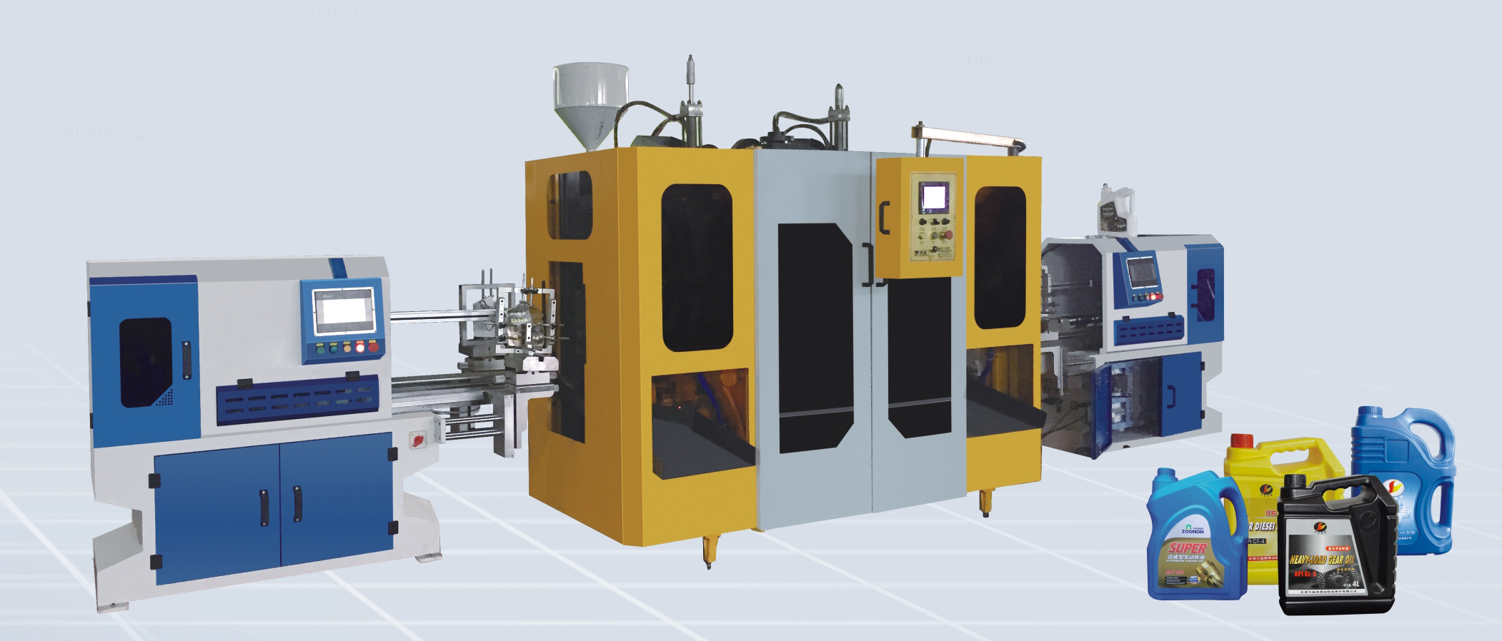 Hollow forming blow molding machine thick wall fully automatic plastic forming blow molding machine chemical bucket