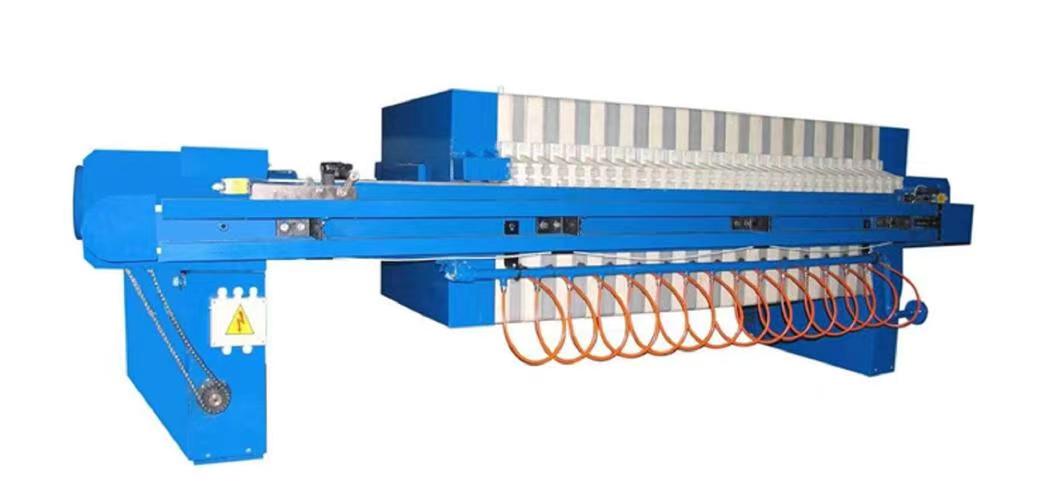 Plate and frame type sludge filter press sludge treatment equipment automatic plate dewatering machine